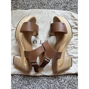 NISOLO All Day Open Toe Clog Sandals – Women’s Size 11 – Almond – NEW IN BOX
